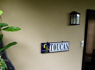 Toucan Casita front door to deck
